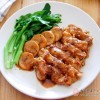 蠔油鮑菇雞腿排
